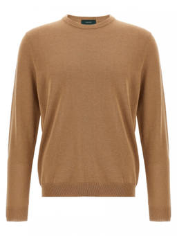 Zanone - Brown Cotton Sweater