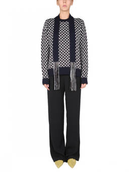 Jil Sander - Multicolour Jacquard Crew Neck Sweater (M)