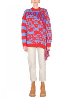Stella McCartney - Multicolour Graphic Crew Neck Sweater