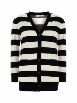 Max Mara - Black V-Neck Cardigan