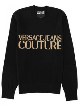 Versace Jeans Couture - Black Crew Neck Sweater