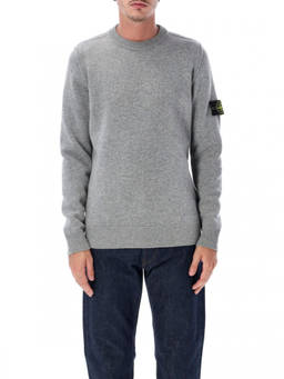 Stone Island - Grey Crew Neck Sweater