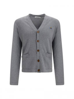 Vivienne Westwood - Grey V Neck Cardigan