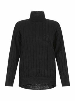 Balenciaga - Black Turtle Neck Sweater
