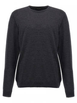 Roberto Collina - Grey Crew Neck Sweater