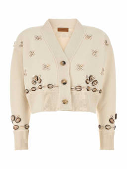 Alanui - Ivory Oversize Ocean Dream Cardigan (S)