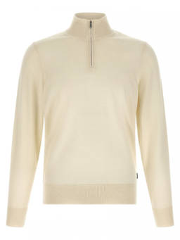Boss - Off White Knitted Sweater