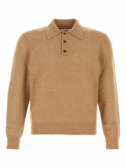 Ferragamo - Brown Knitted Polo Shirt