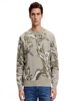 Boss - Beige Crew Neck Sweater