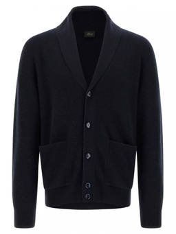 Brioni - Blue Wool Cardigan