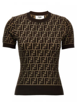 Fendi - Brown Crewneck Sweater