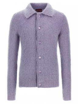 Gucci - Lilac Wool Cardigan
