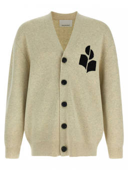 Isabel Marant - Grey Logo Cardigan