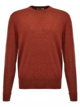Pt Torino - Rust Merino Wool Sweater