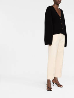 KHAITE - Black Scarlet Cardigan