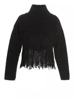 Mimi Liberte - Black High Neck Sweater (M)