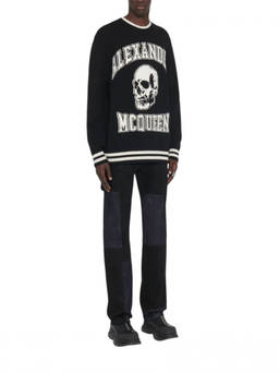 Alexander McQueen - Black Crew Neck Sweater