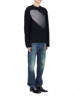 MM6 Maison Margiela - Black Crew Neck Sweater