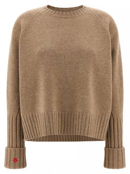 TORY BURCH - Beige Wool Sweater