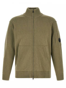 C.P. Company - Green Knitted Turtle Neck Sweater