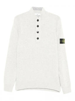 Stone Island - Light Grey Regular Sweater
