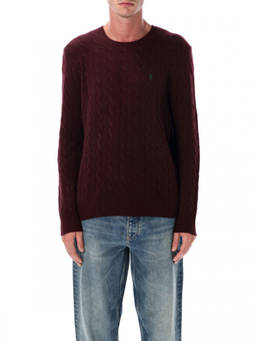 POLO RALPH LAUREN - Ralph Lauren Maroon Crewneck Sweater