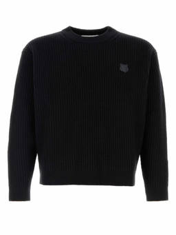 Maison Kitsune - Black Wool Sweater