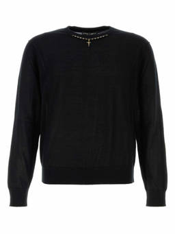 Dolce&Gabbana - Black Crewneck Pullover
