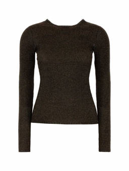 Miu Miu - Brown Knitted Round Neck Sweater (M)