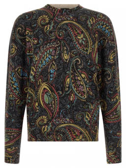 Etro - Multicolour Paisley Crew Neck Sweater