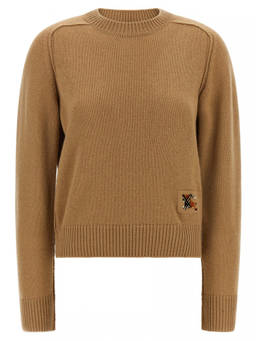 Burberry - Brown Knitted Crew Neck Sweater