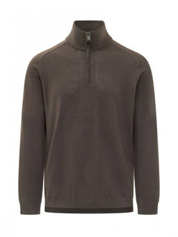 Premiata - Brown Zip-Up Sweater