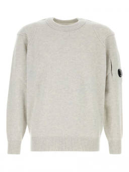 C.P. Company - Off White Crew Neck Sweater