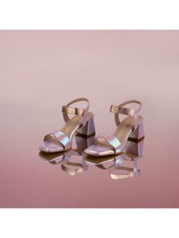 SCENTRA - Spain Solid Purple Block Sandals
