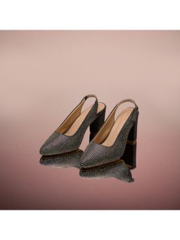 SCENTRA - Jona Closed Toe Grey Pumps