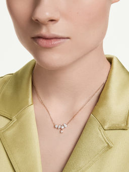 SWAROVSKI - Mesmera Mixed Cuts White 18K Rose Gold Necklace