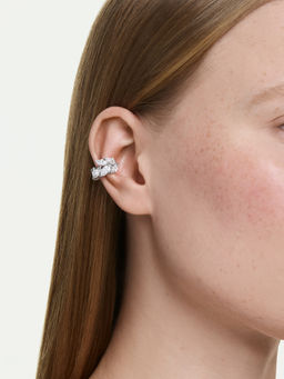 SWAROVSKI - Mesmera Marquise Cut White Rhodium Plated Ear Cuffs