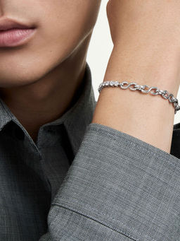SWAROVSKI - Matrix Round Cut White Rhodium Plated Bracelet