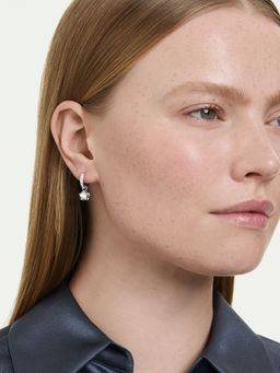 SWAROVSKI - Chroma Mixed Cuts Star White Rhodium Plated Drop Earrings