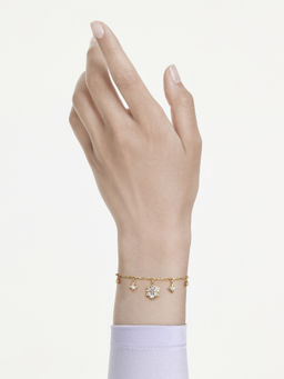 SWAROVSKI - Magic Mixed Cuts Snowflake White 18K Gold Finish Bracelet