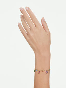 SWAROVSKI - Imber Mixed Cuts Multi-Color 18K Gold Finish Bracelet