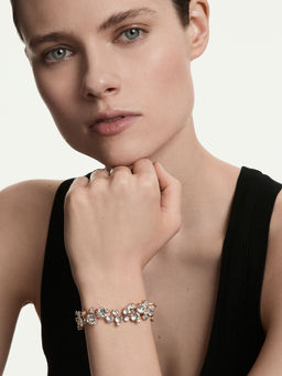 SWAROVSKI - Constella Round Cut White Rose Gold Finish Bracelet