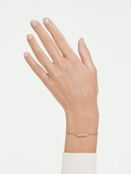 SWAROVSKI - Mesmera Mixed Cuts White 18K Rose Gold Finish Bracelet