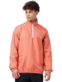 ASICS - Men Coral Half Zip Solid Sweatshirt