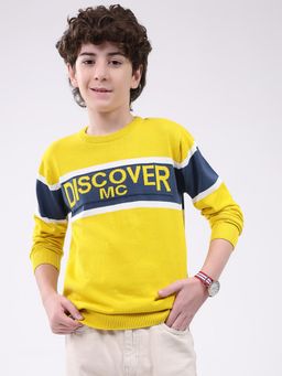 Monte Carlo - Boys Regular Printed Pull On Full Sleeve Pullover