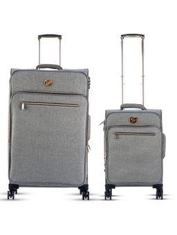 it luggage - Glisten Trolley Bag Grey Shiny Gold (Pack of 2)