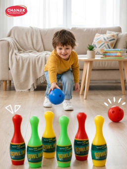Chanak - Bowling Game With Pin And Ball (3 Years)