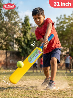 Chanak - Yellow Big Cricket Kit Set (8-9 Years)