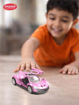 Chanak - Pink Pull Back Die-Cast Car (3-4 Years)