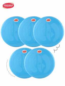 Chanak - Blue Flying Disc (Pack Of 5) (5-6 Years)